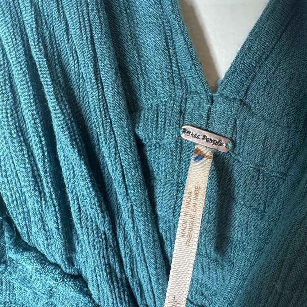 Free people Teal cut out Dress - Picture 5 of 8